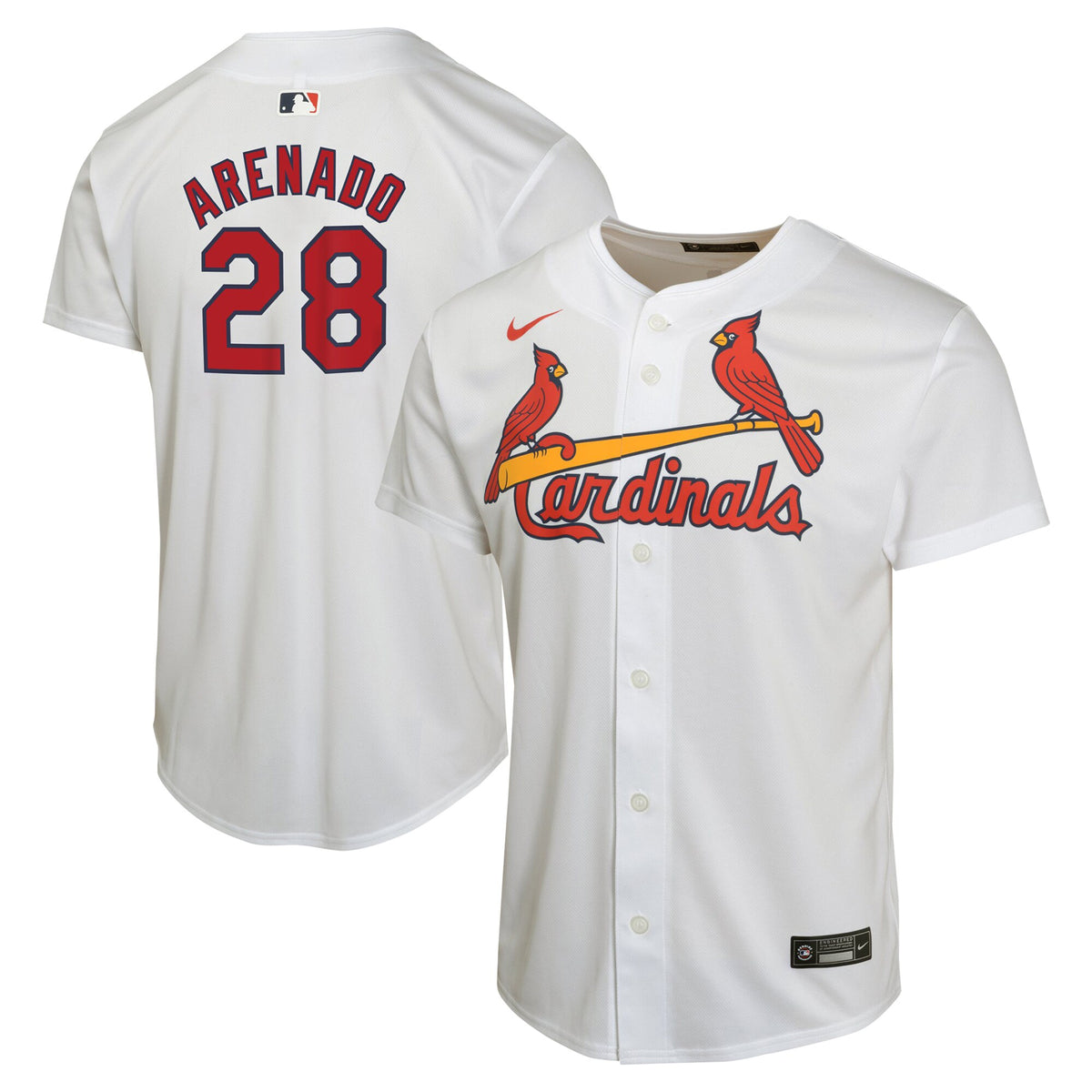 Nolan Arenado St. Louis Cardinals Nike Youth Home Game Player Jersey White