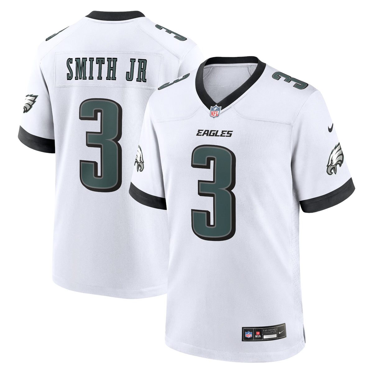 Nolan Smith Philadelphia Eagles Nike White Game Jersey White