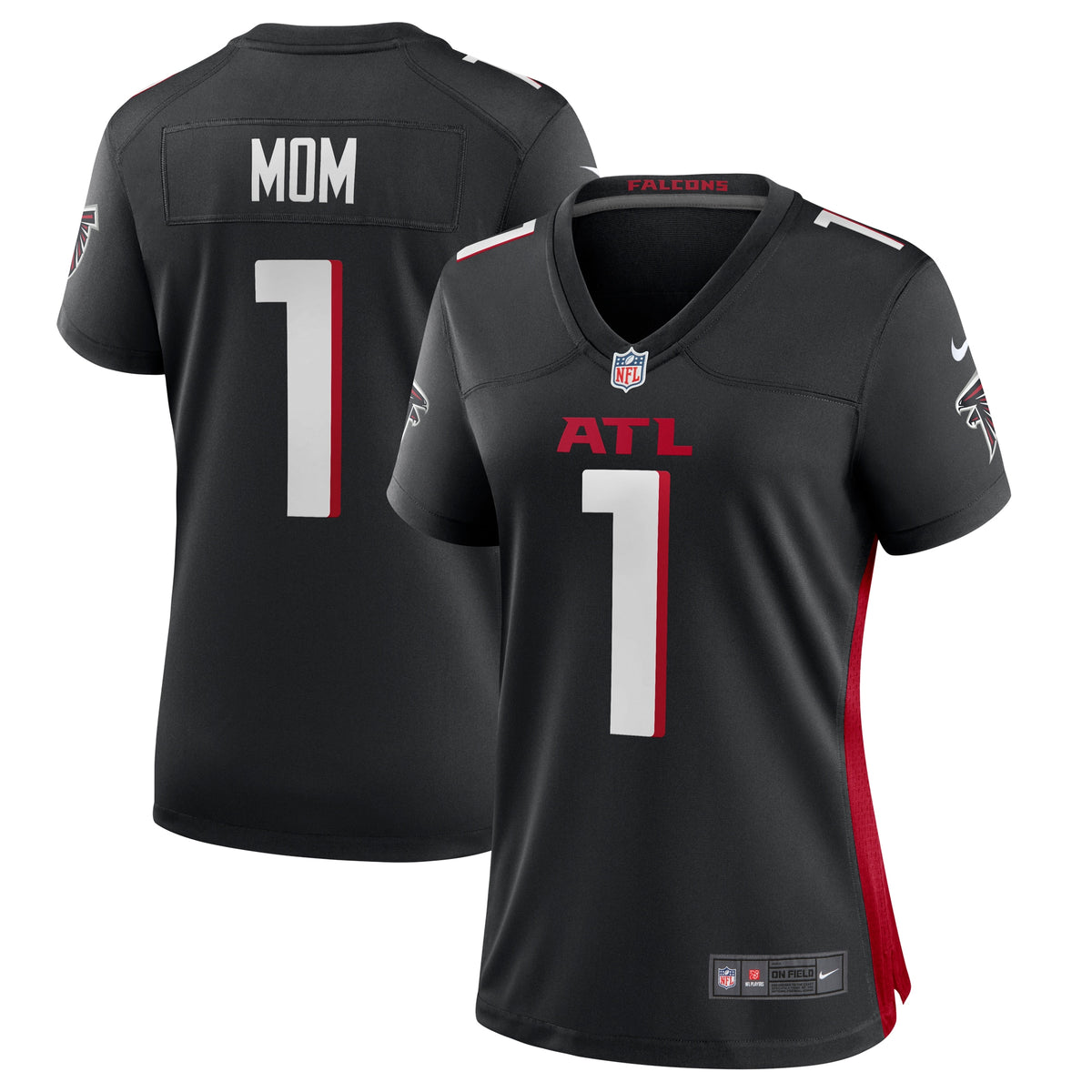 Number 1 Mom Atlanta Falcons Nike Women's Game Jersey Black