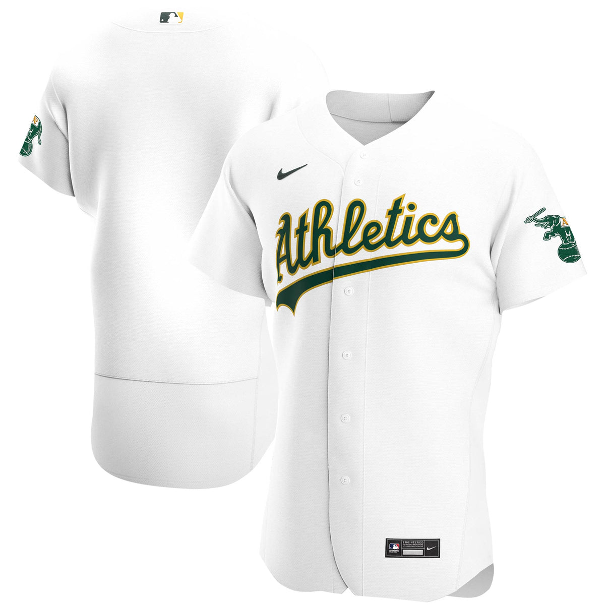Oakland Athletics Nike Home Authentic Team Jersey White