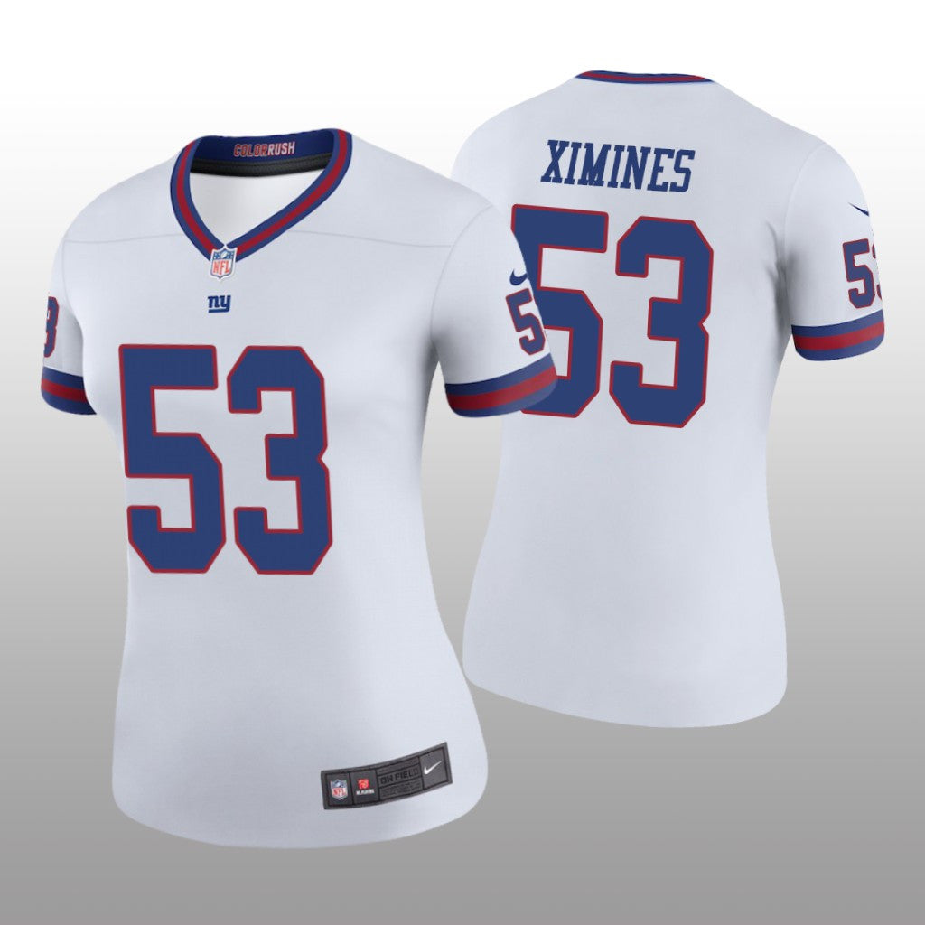 Oshane Ximines New York Giants White Draft Color Rush Legend Jersey