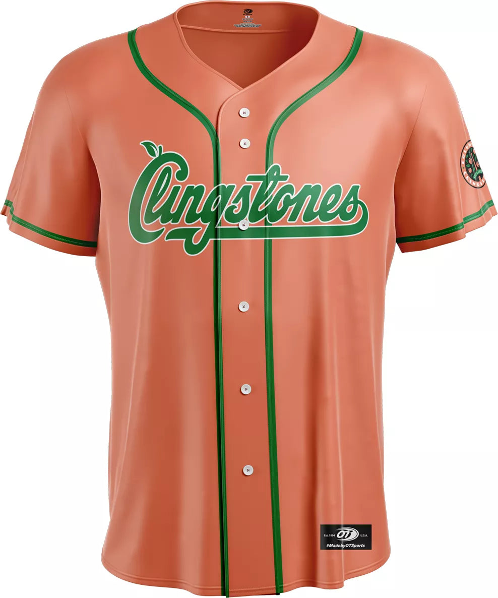 OT Sports Men's Columbus Clingstones Peach Replica Alternate Jersey