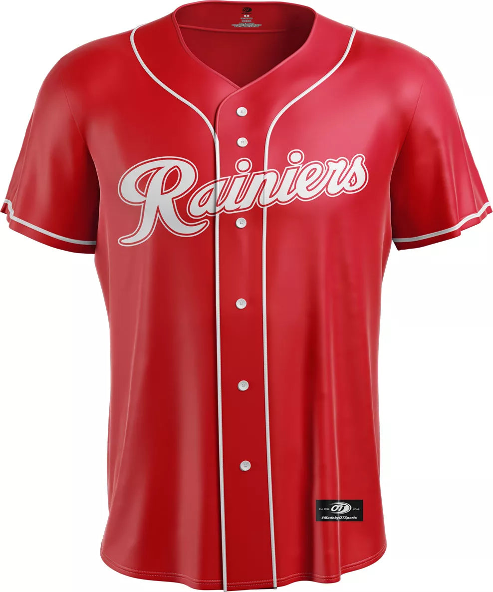 OT Sports Men's Tacoma Rainiers Red Replica Alternate Jersey