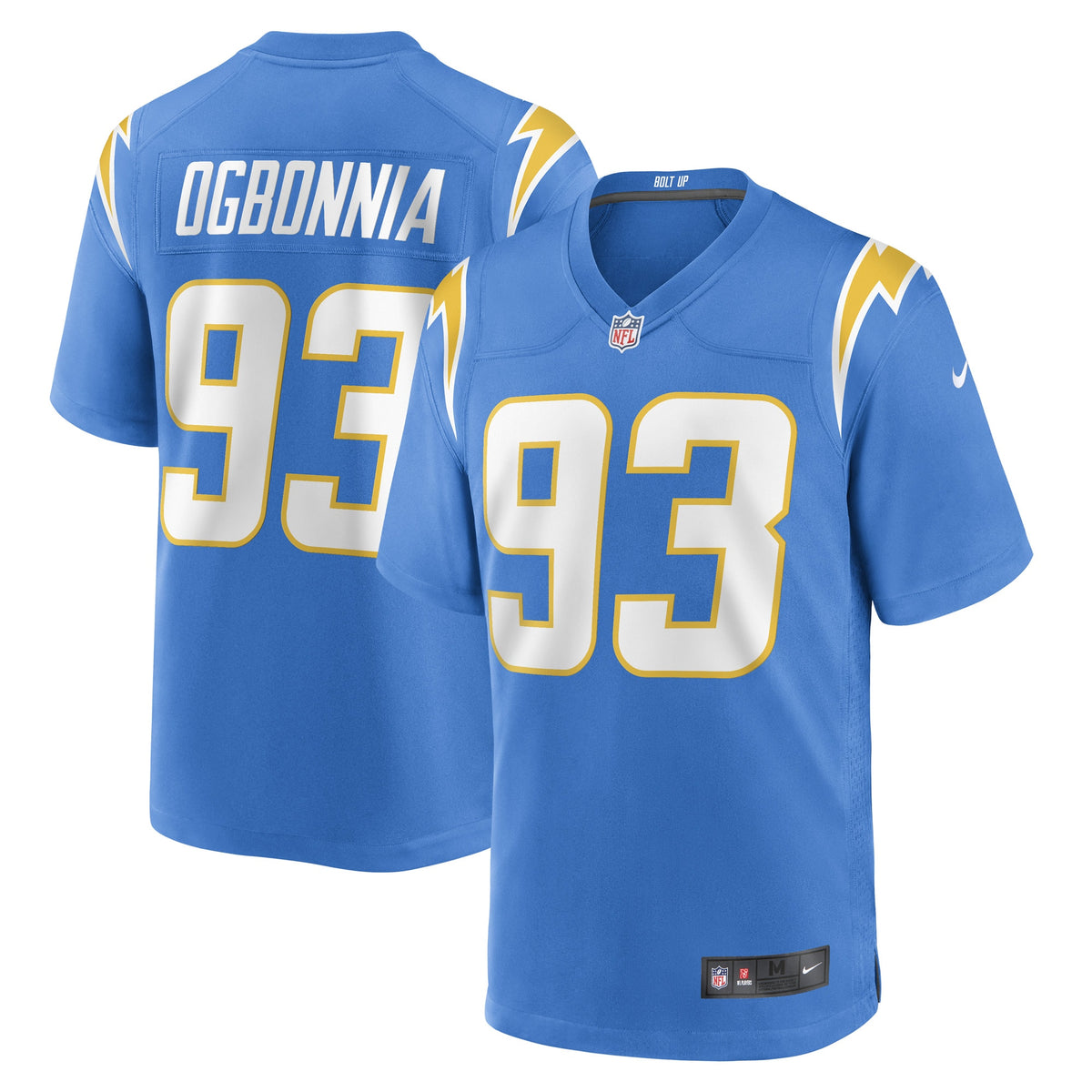 Otito Ogbonnia Los Angeles Chargers Nike Game Player Jersey Powder Blue
