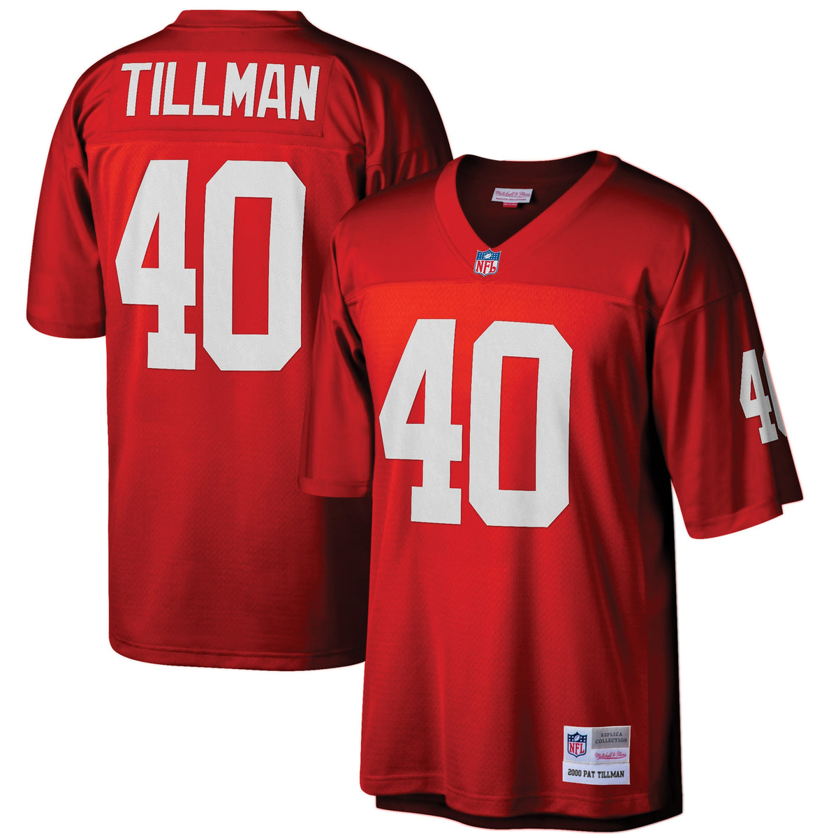Pat Tillman Arizona Cardinals Mitchell Ness Big Tall 2000 Retired Player Replica Jersey Cardinal