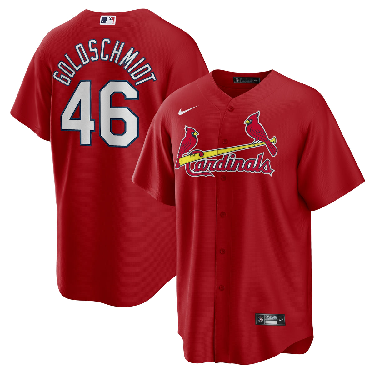 Paul Goldschmidt St. Louis Cardinals Nike Alternate Replica Player Name Jersey Red