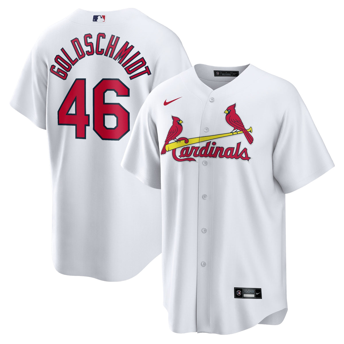 Paul Goldschmidt St. Louis Cardinals Nike Home Replica Player Name Jersey White