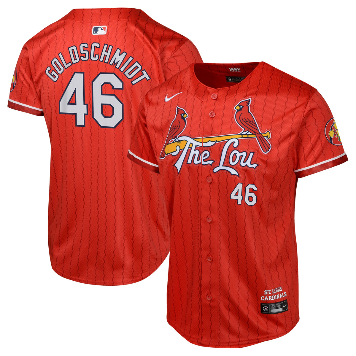 Paul Goldschmidt St. Louis Cardinals Nike Youth 2024 City Connect Limited Player Jersey Red