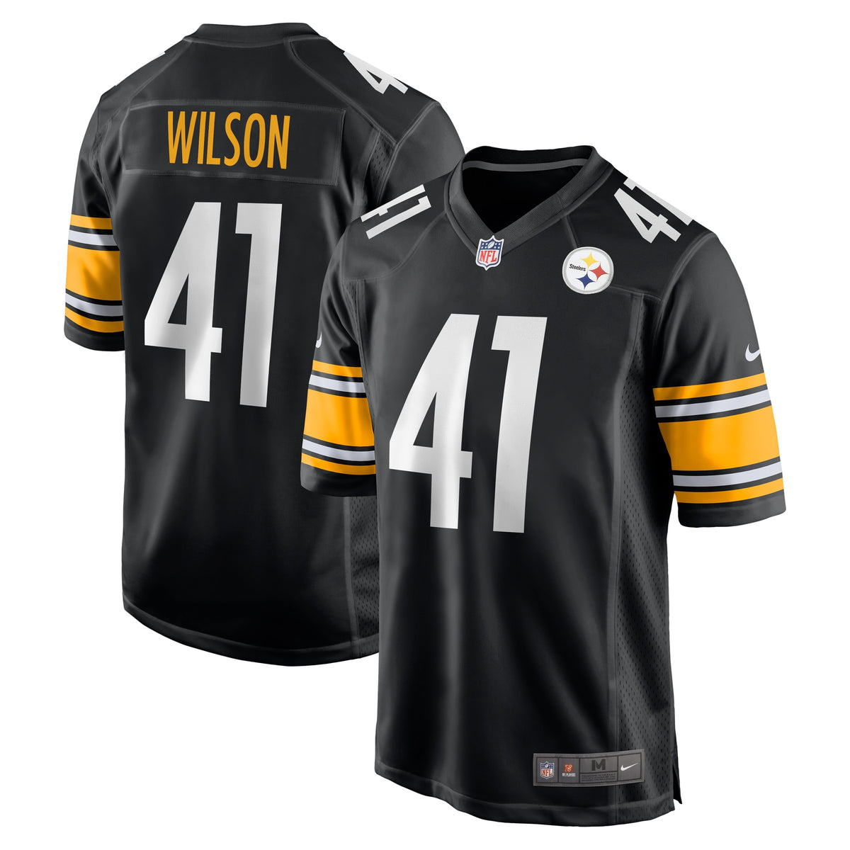 Payton Wilson Pittsburgh Steelers Nike 2024 NFL Draft Game Jersey Black