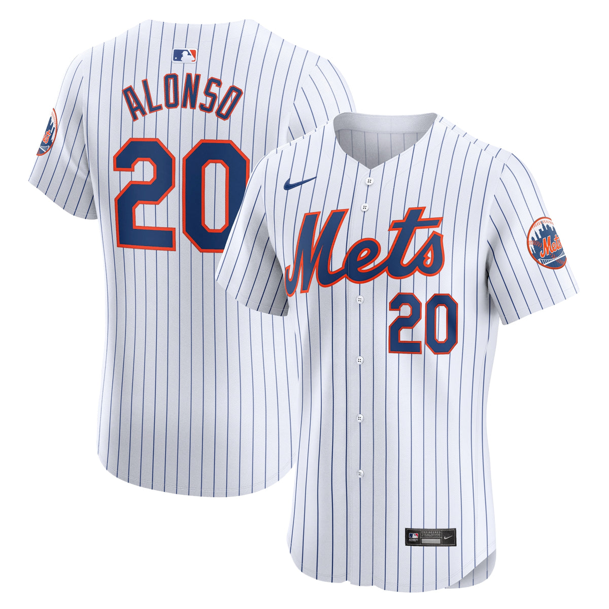 Pete Alonso New York Mets Nike Home Elite Jersey White