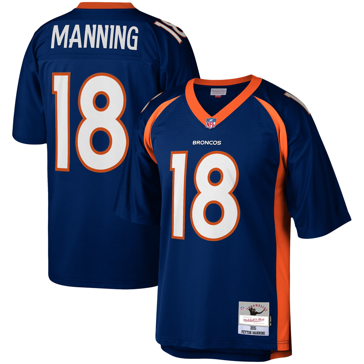 Peyton Manning Denver Broncos Mitchell Ness Legacy Replica Jersey Navy