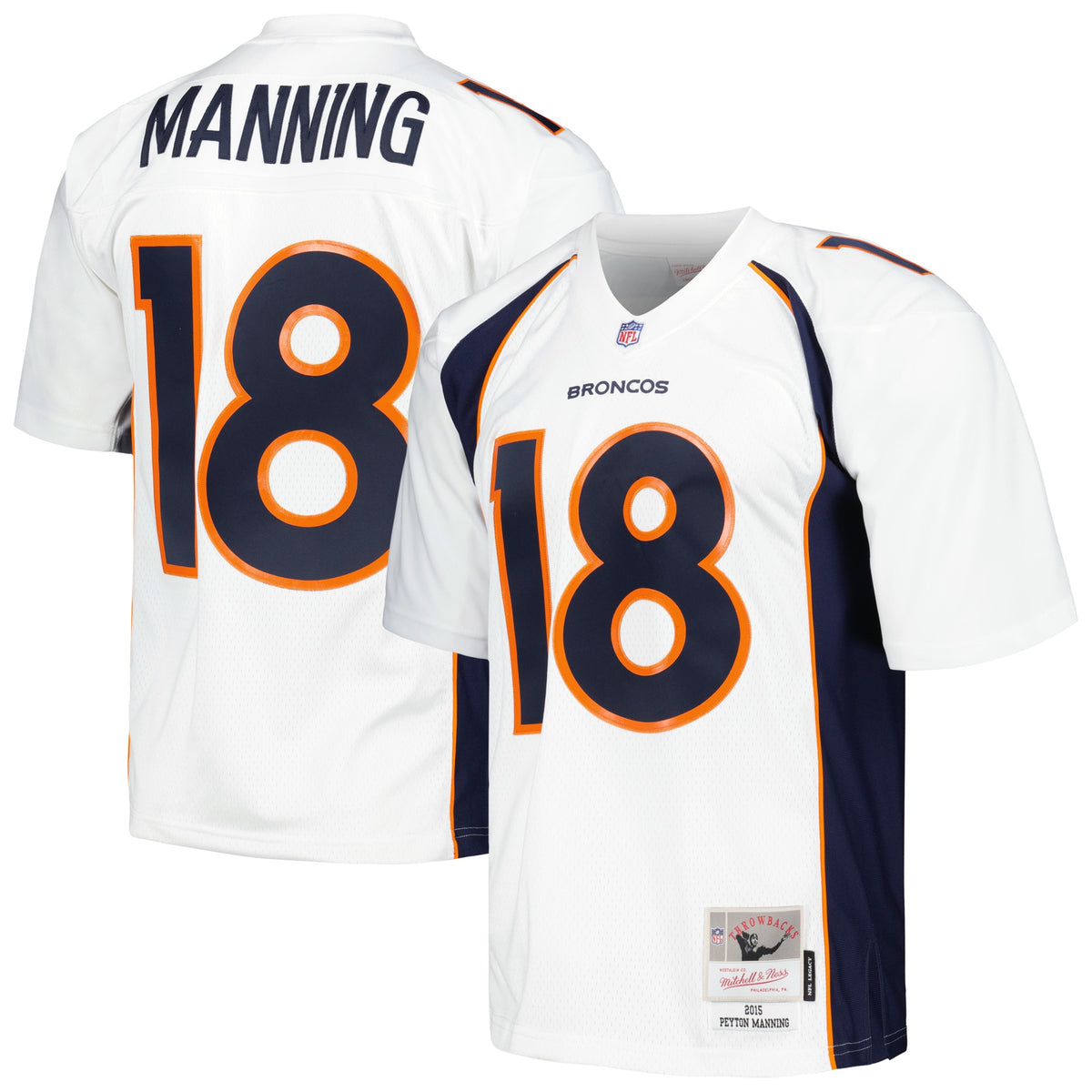 Peyton Manning Denver Broncos Mitchell Ness Legacy Replica Jersey White