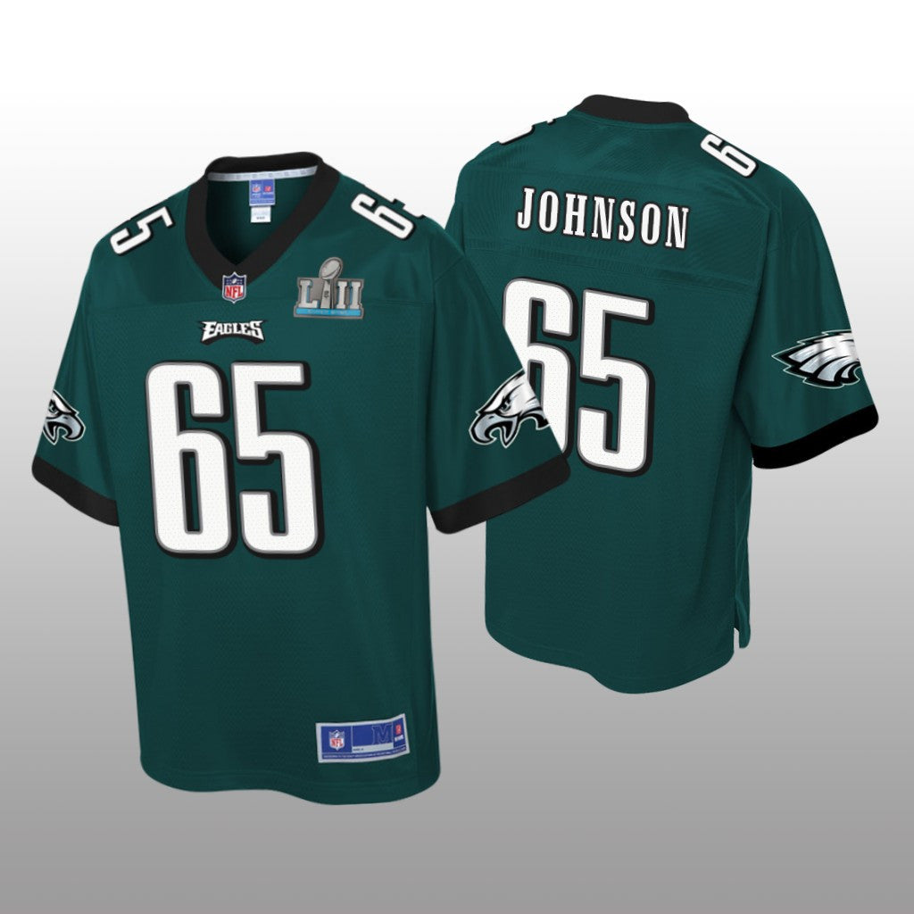 Philadelphia Eagles #65 Green Lane Johnson Pro Line Jersey Youth