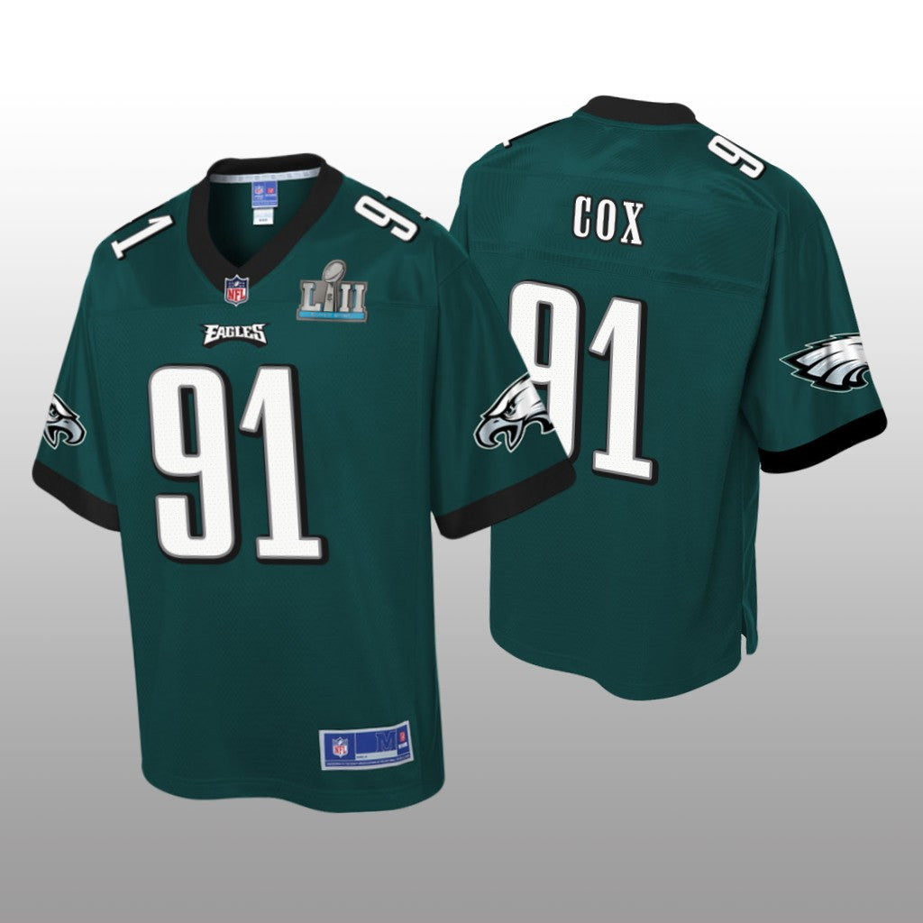 Philadelphia Eagles #91 Green Fletcher Cox Pro Line Jersey Youth