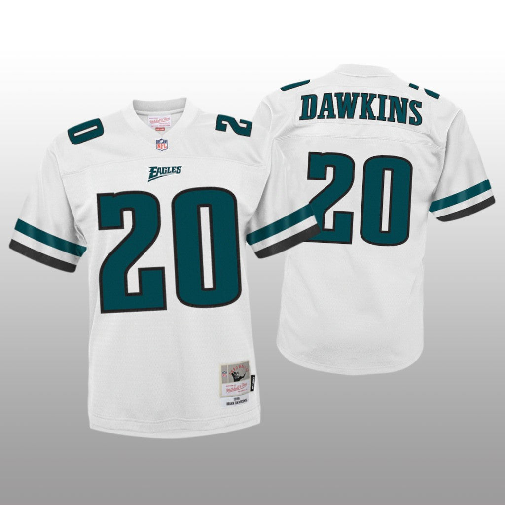 Philadelphia Eagles Brian Dawkins White Jersey Legacy Youth