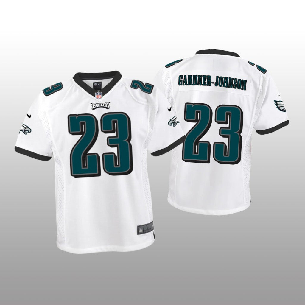 Philadelphia Eagles C.J. Gardner-Johnson White Jersey Game Youth