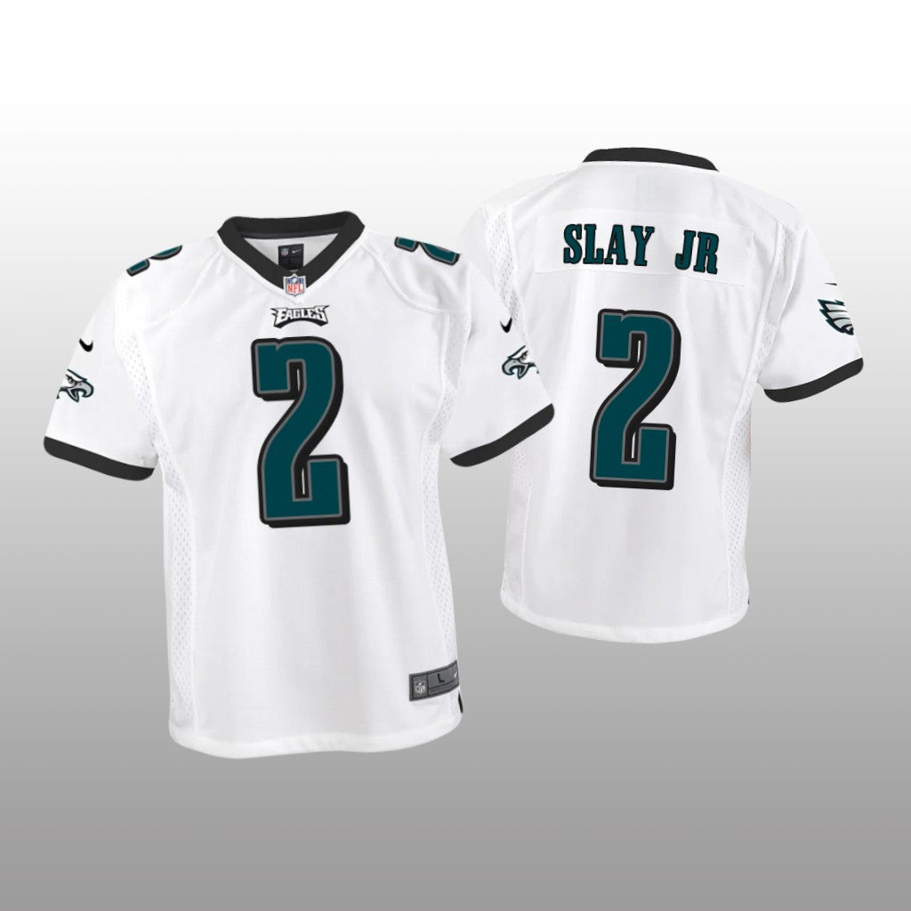 Philadelphia Eagles Darius Slay Jr White Jersey Game Youth