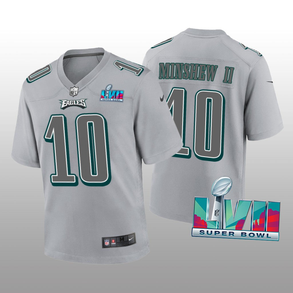 Philadelphia Eagles Gardner Minshew II Gray Atmosphere Jersey Super Bowl LVII Youth