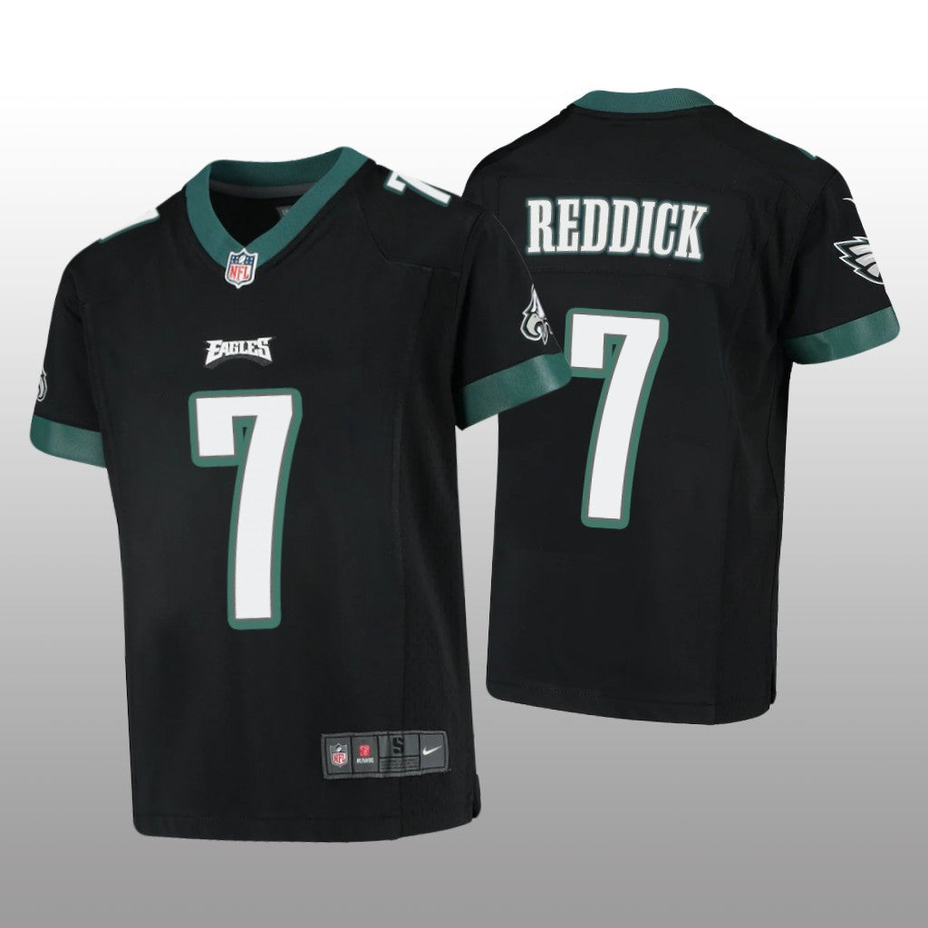 Philadelphia Eagles Haason Reddick Black Jersey Game Youth