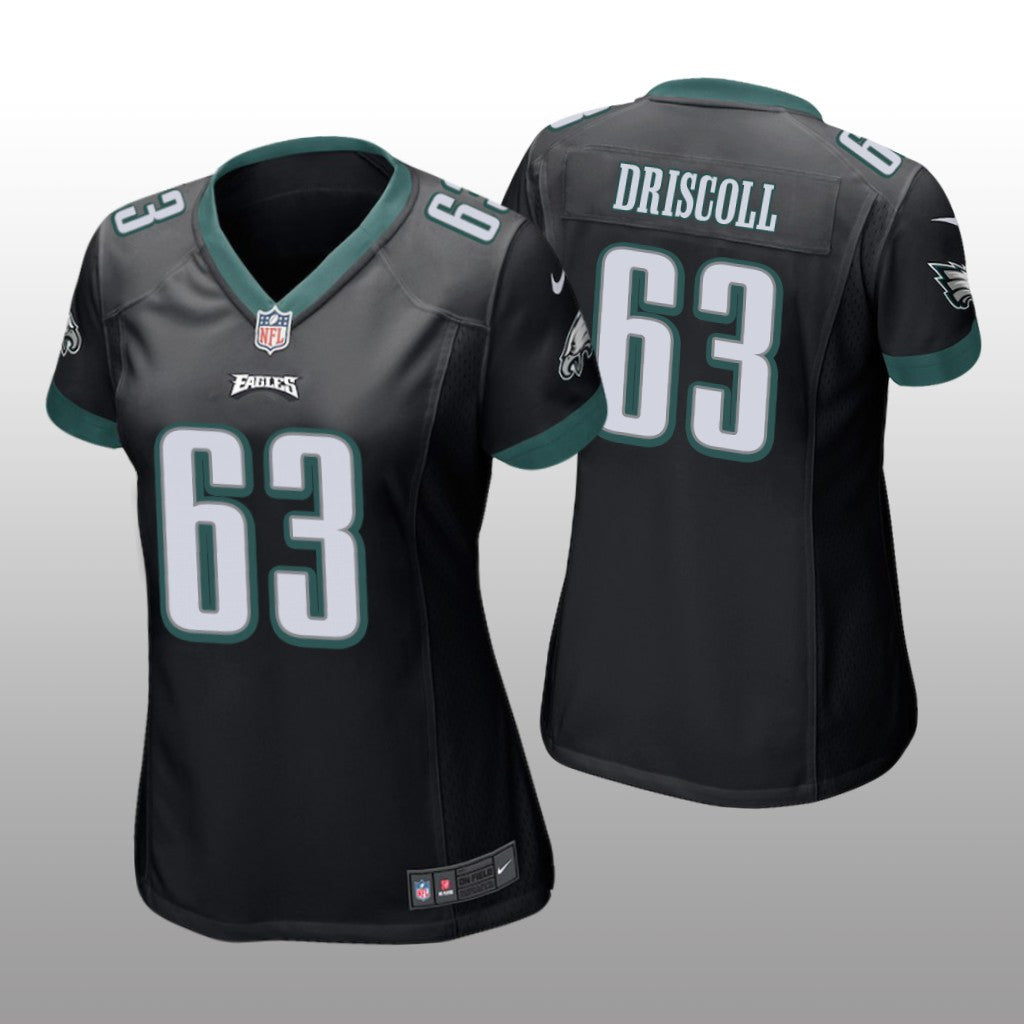 Philadelphia Eagles Jack Driscoll Black Jersey Game Women's