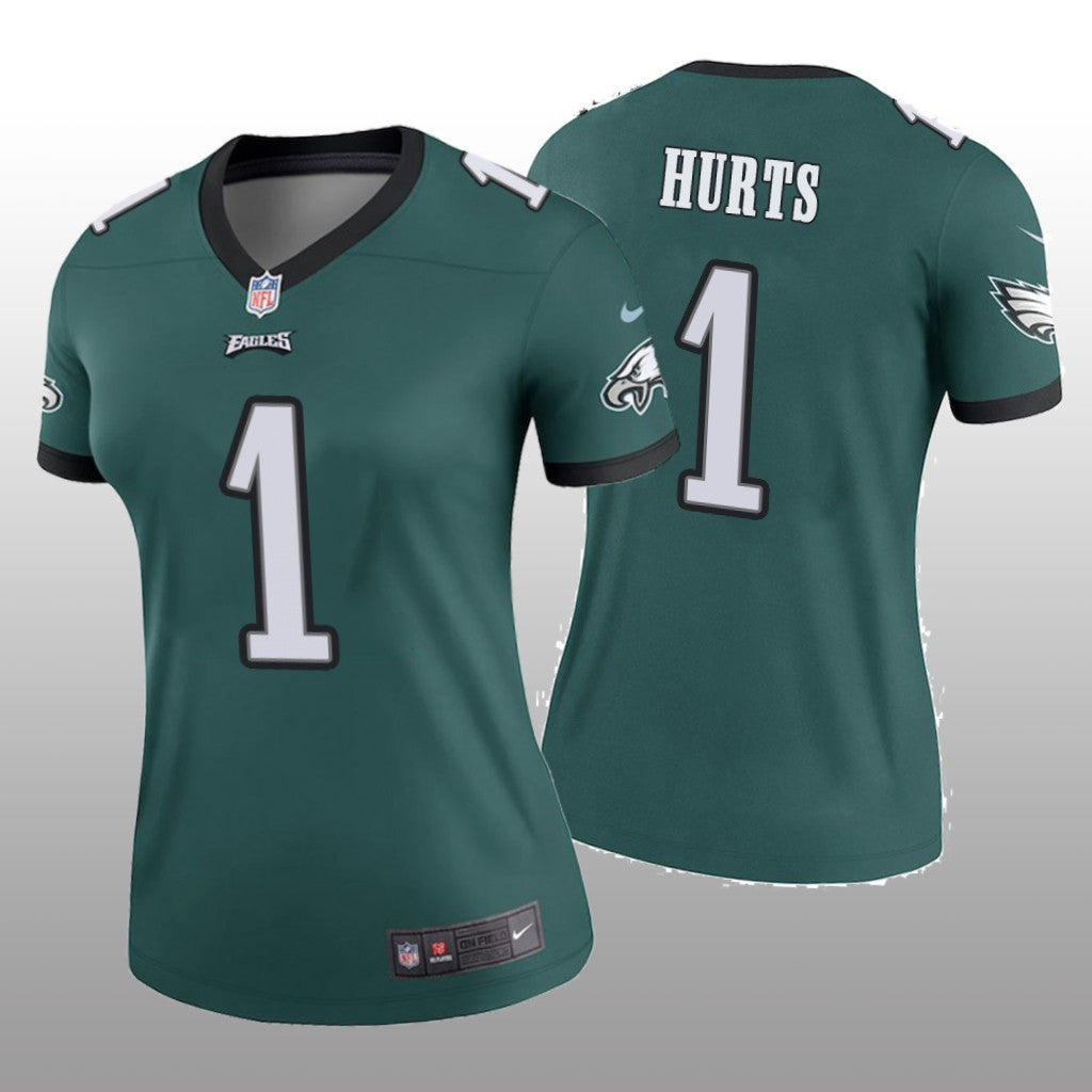 Philadelphia Eagles Jalen Hurts Green Jersey Legend Women's