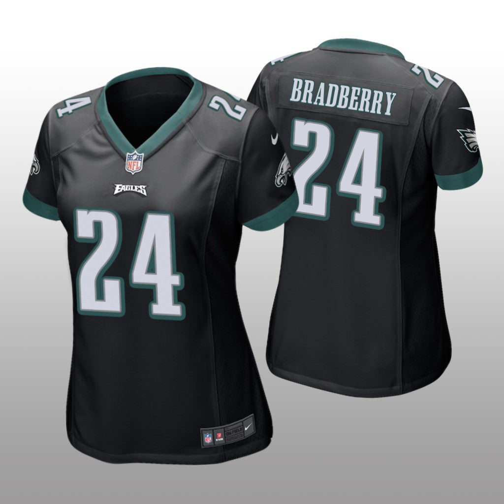 Philadelphia Eagles James Bradberry Black Jersey Game Women's