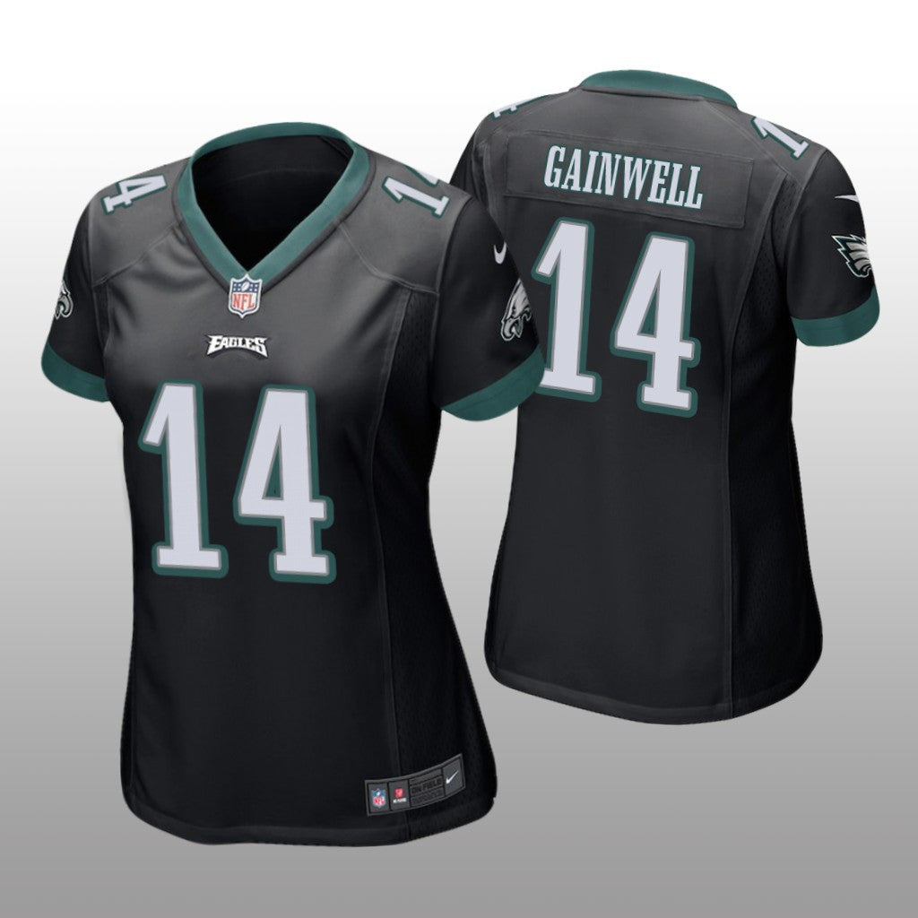 Philadelphia Eagles Kenneth Gainwell Black Jersey Game Women's