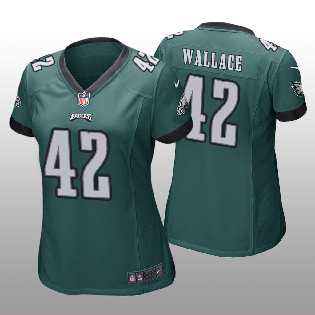 Philadelphia Eagles K&'Von Wallace Green Jersey Game Women's