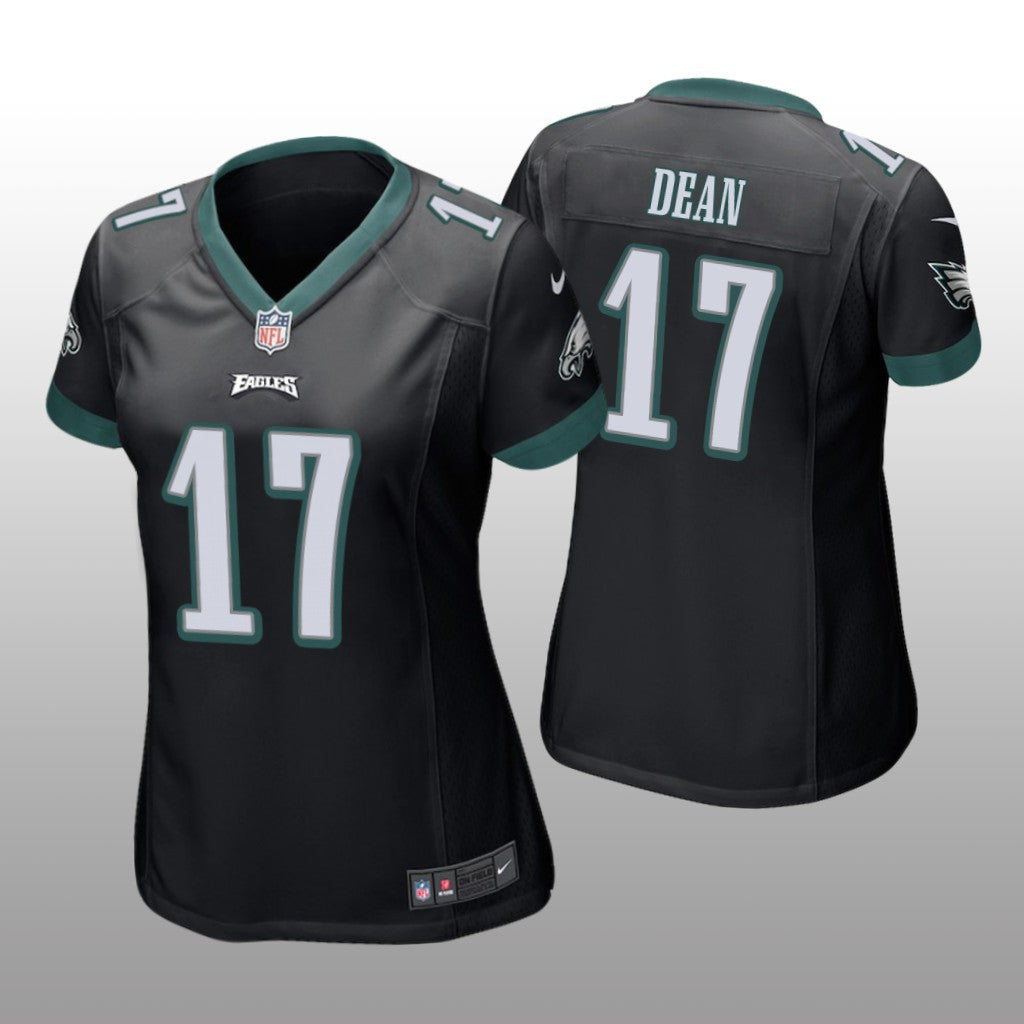 Philadelphia Eagles Nakobe Dean Black Jersey Game Women's