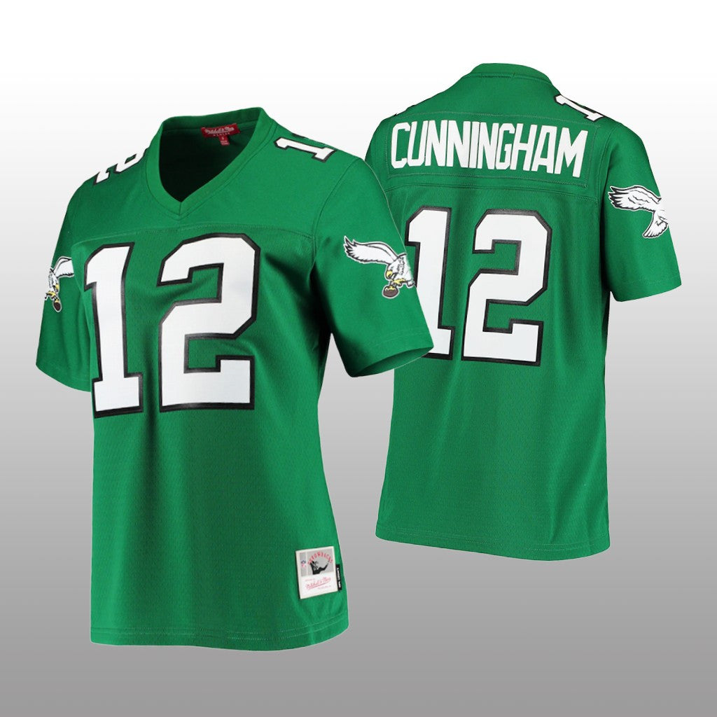 Philadelphia Eagles Randall Cunningham Green Jersey Legacy Women's