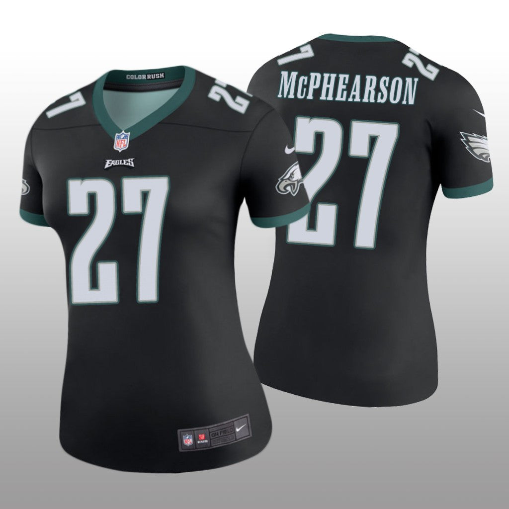 Philadelphia Eagles Zech McPhearson Black Jersey Color Rush Legend Women's