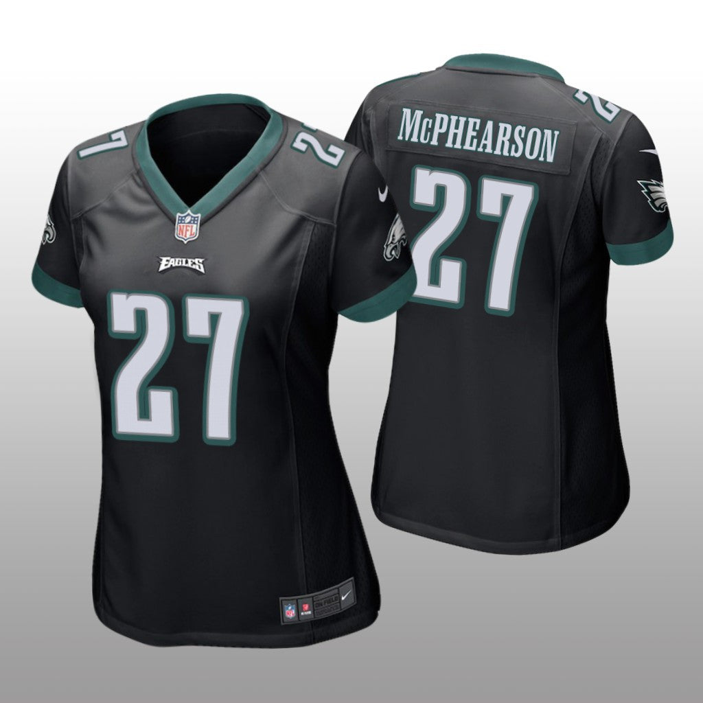 Philadelphia Eagles Zech McPhearson Black Jersey Game Women's