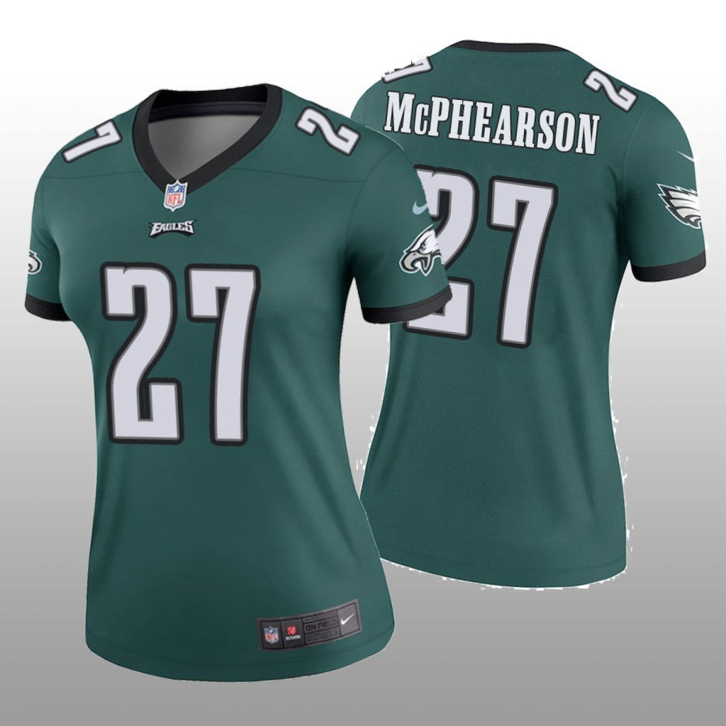 Philadelphia Eagles Zech McPhearson Green Jersey Legend Women's