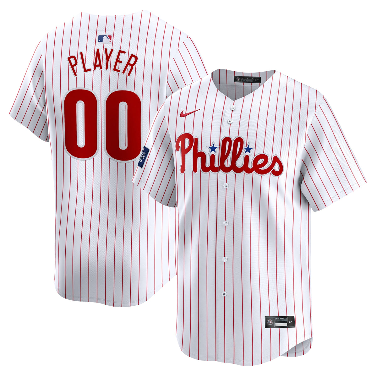 Philadelphia Phillies Nike 2024 MLB World Tour London Series Home Pick-A-Player Limited Jersey White