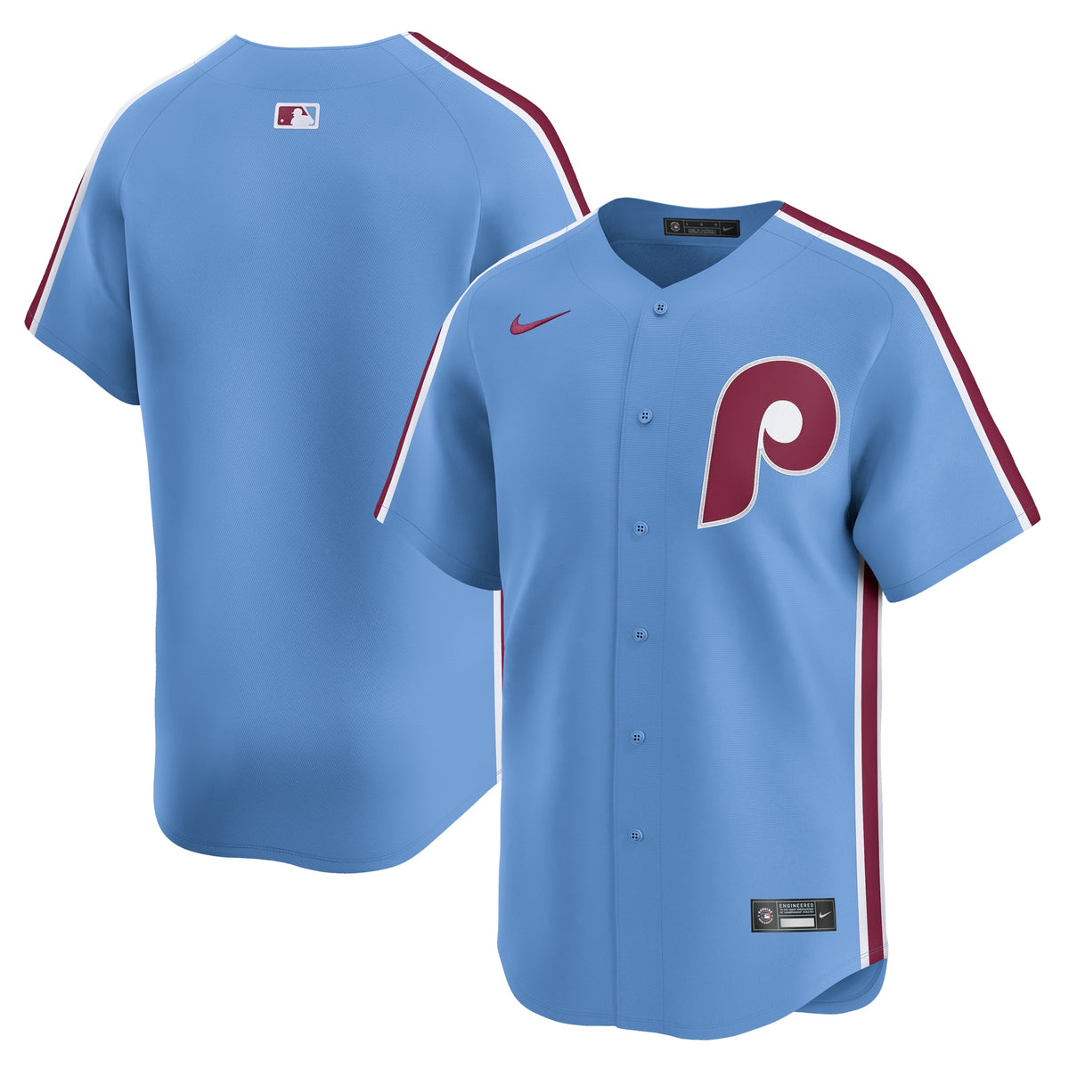 Philadelphia Phillies Nike Alternate Limited Jersey Light Blue