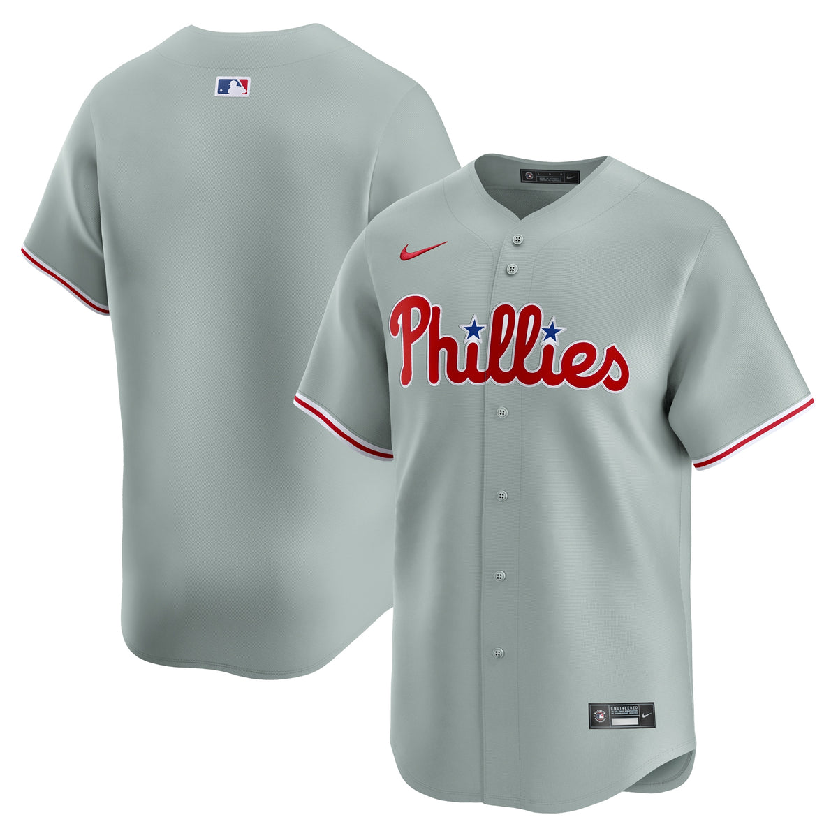 Philadelphia Phillies Nike Away Limited Jersey Gray