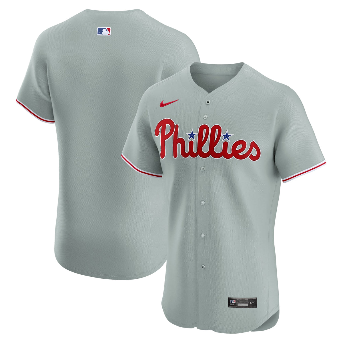 Philadelphia Phillies Nike Road Elite Jersey Gray