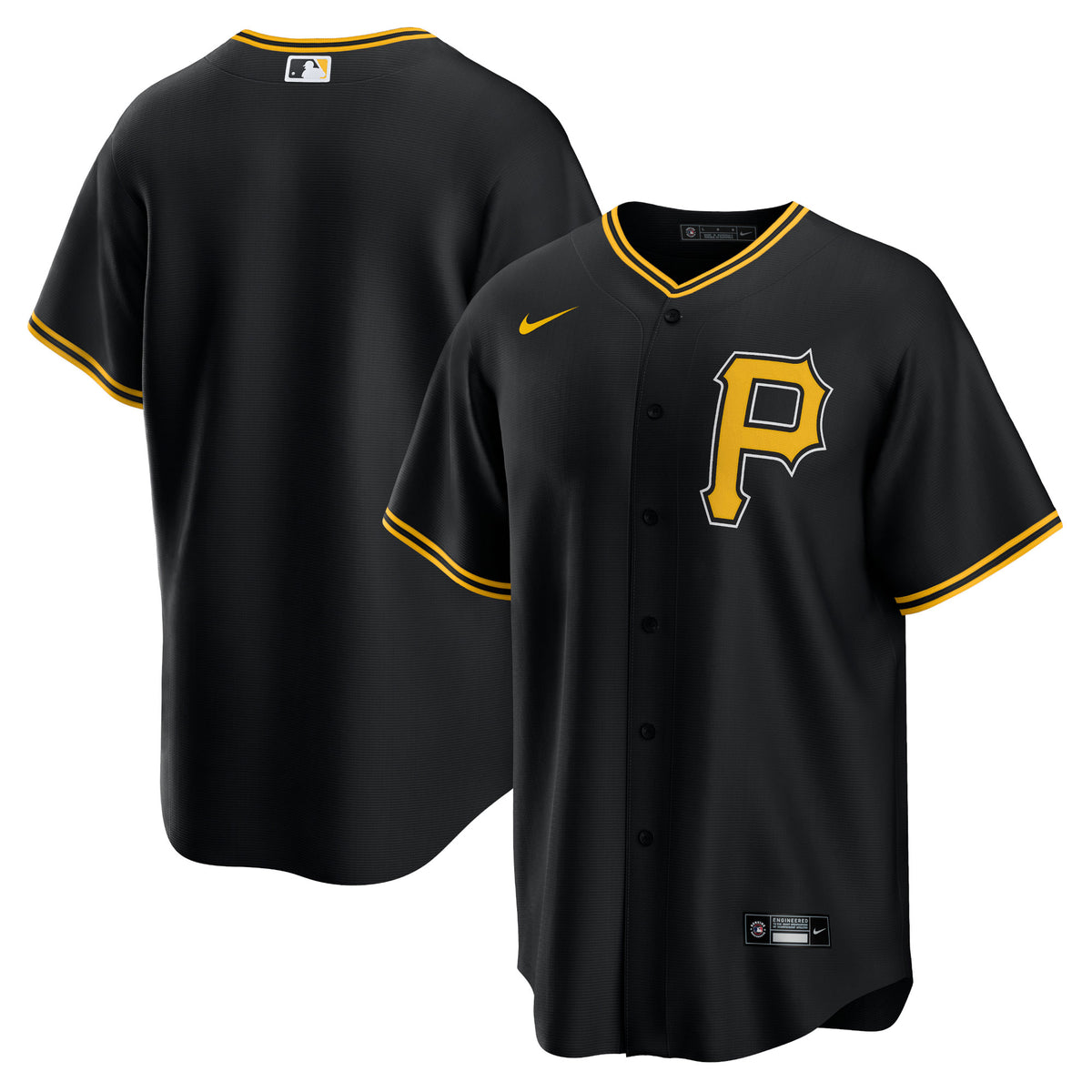 Pittsburgh Pirates Nike Alternate Replica Team Jersey Black
