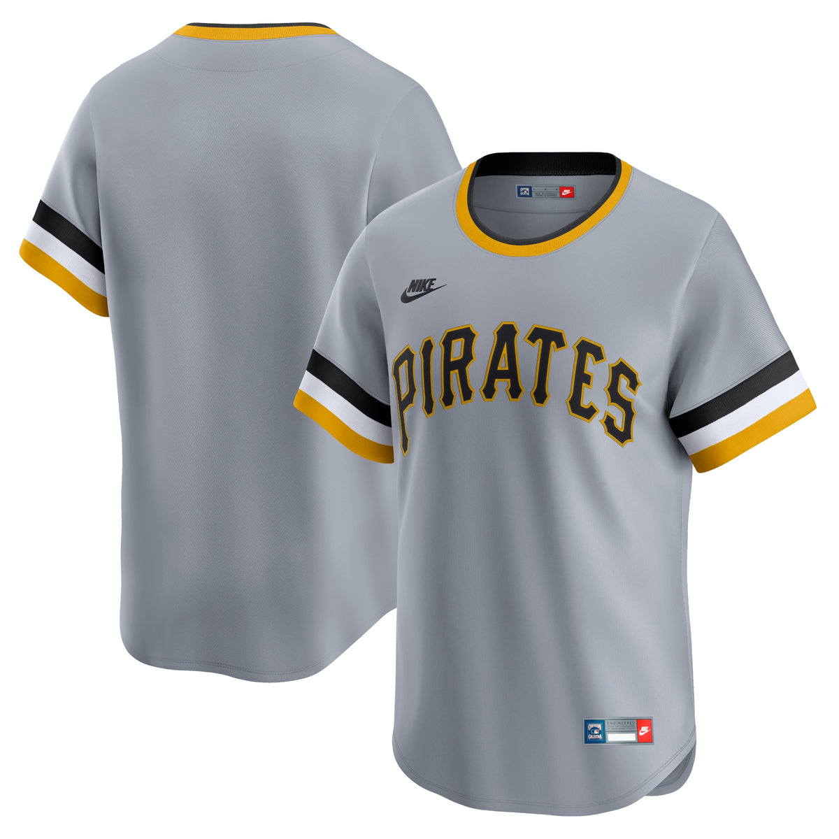 Pittsburgh Pirates Nike Cooperstown Collection Limited Jersey Gray