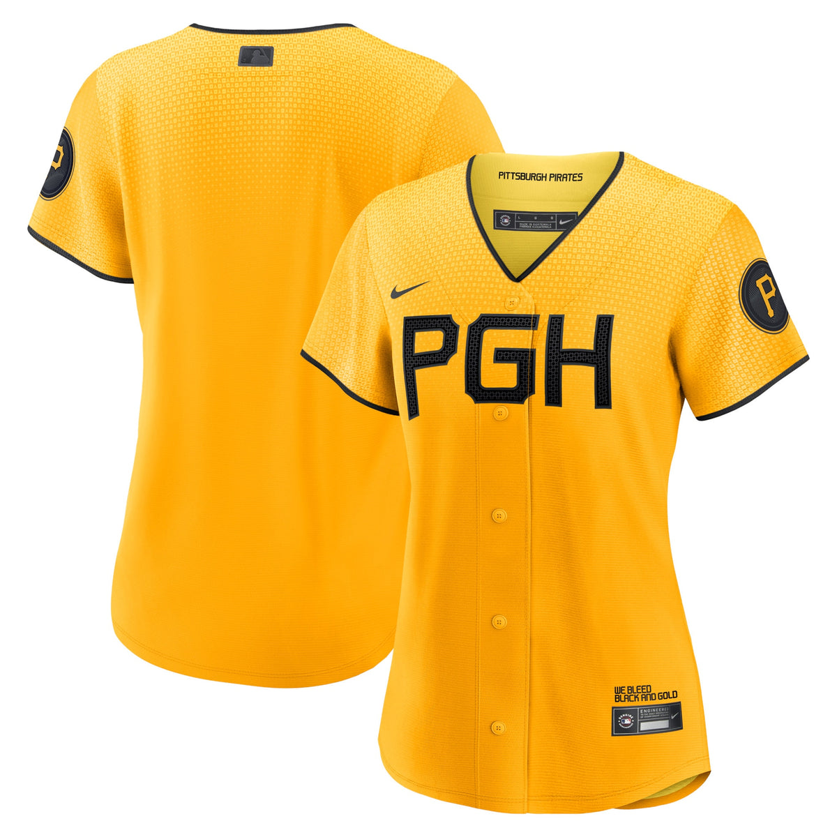 Pittsburgh Pirates Nike Women's City Connect Replica Jersey Gold