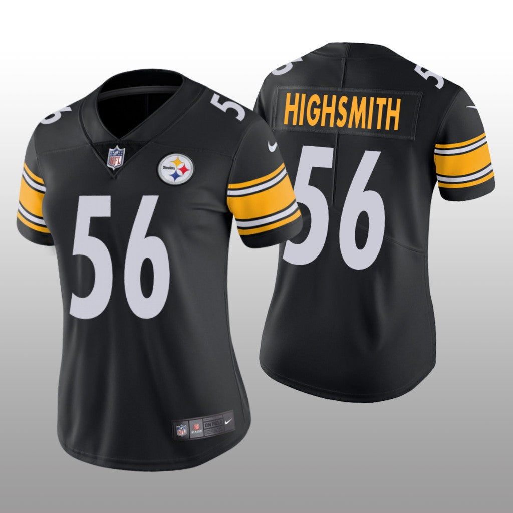 Pittsburgh Steelers Alex Highsmith Black Jersey Vapor Limited Women's