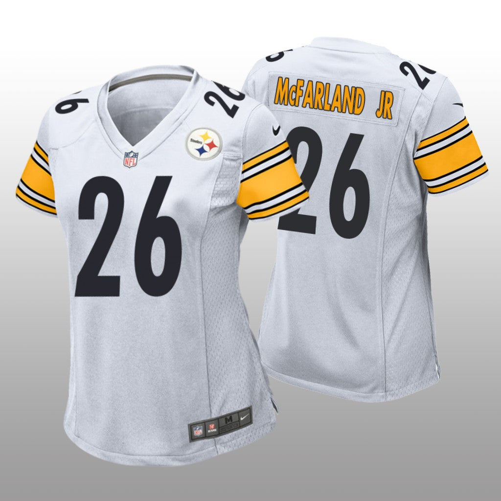 Pittsburgh Steelers Anthony McFarland Jr. White Jersey Game Women's