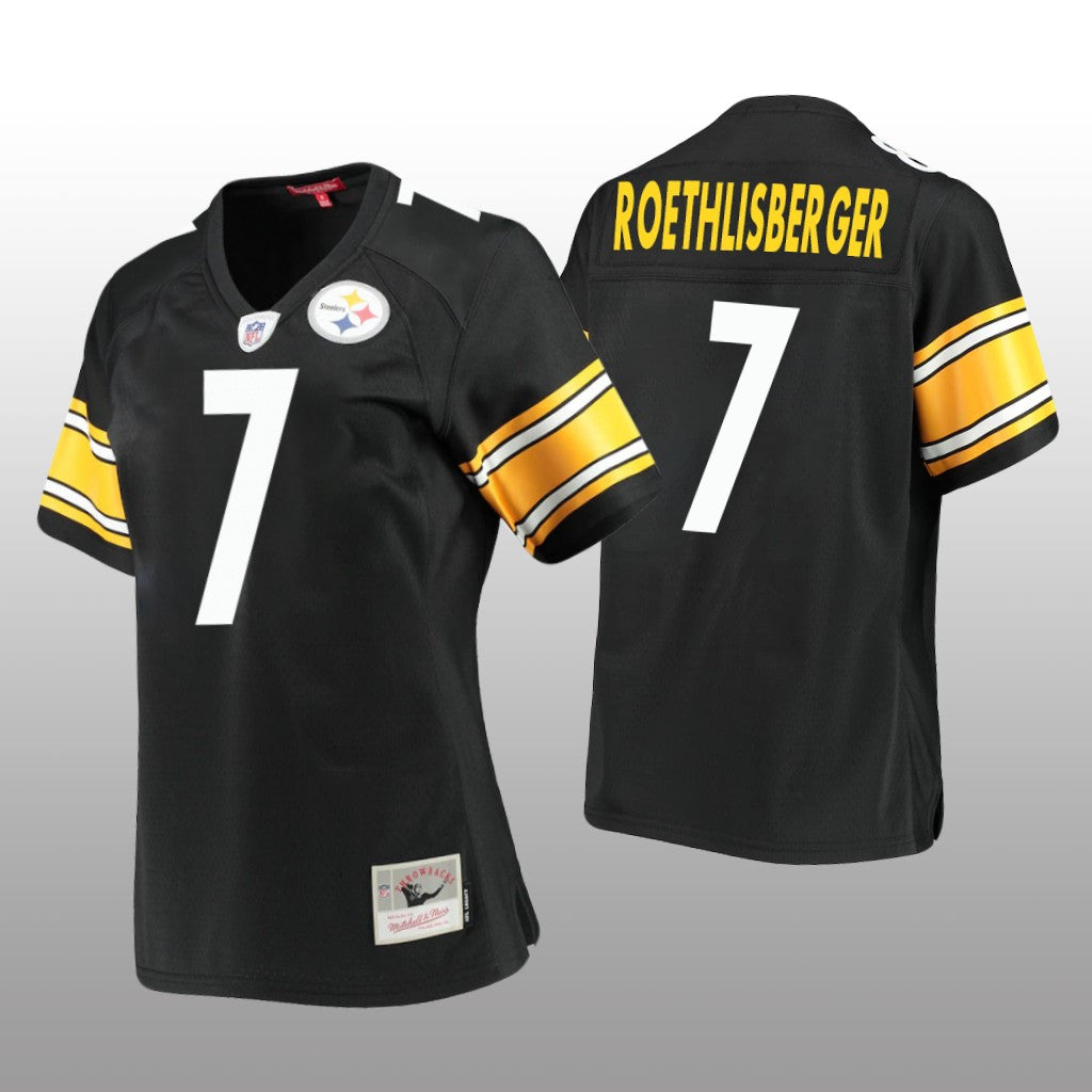 Pittsburgh Steelers Ben Roethlisberger Black Jersey Legacy Women's