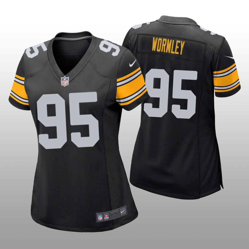 Pittsburgh Steelers Chris Wormley Black Jersey Game Women's