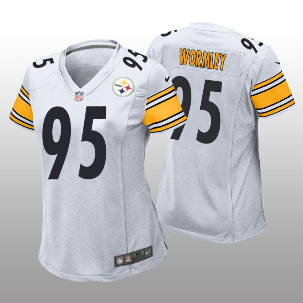Pittsburgh Steelers Chris Wormley White Jersey Game Women's
