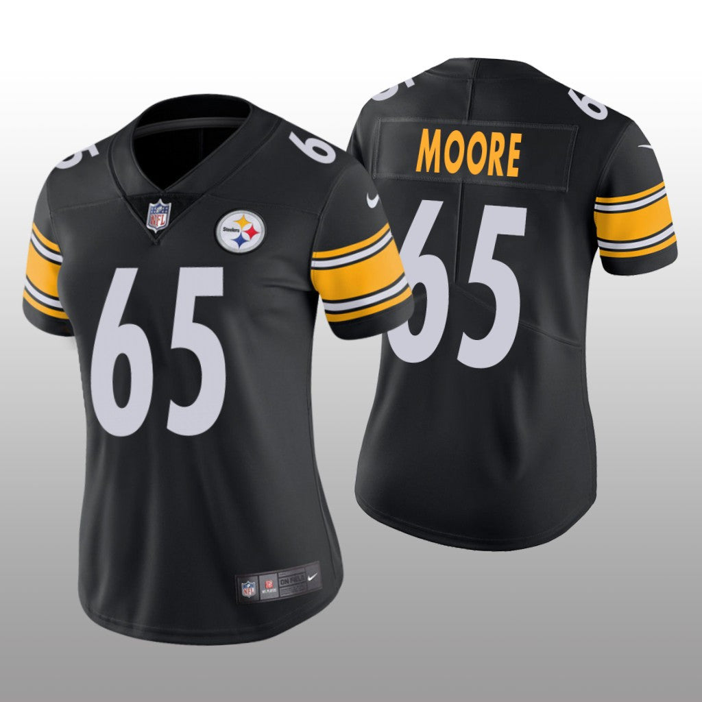 Pittsburgh Steelers Dan Moore Black Jersey Vapor Limited Women's