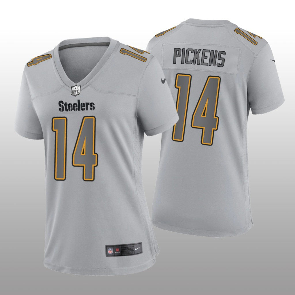 Pittsburgh Steelers George Pickens Gray Jersey Atmosphere Fashion Game Women's
