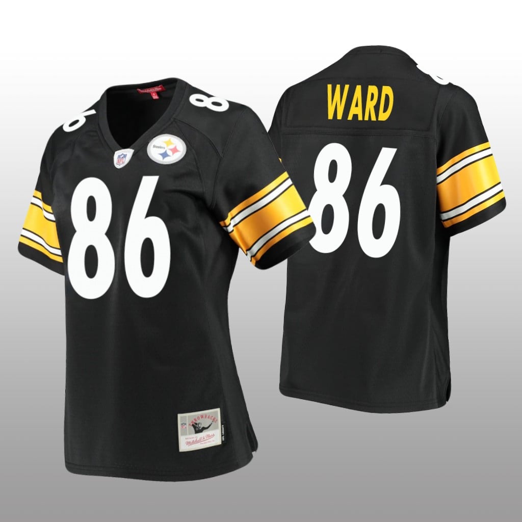 Pittsburgh Steelers Hines Ward Black Jersey Legacy Women's