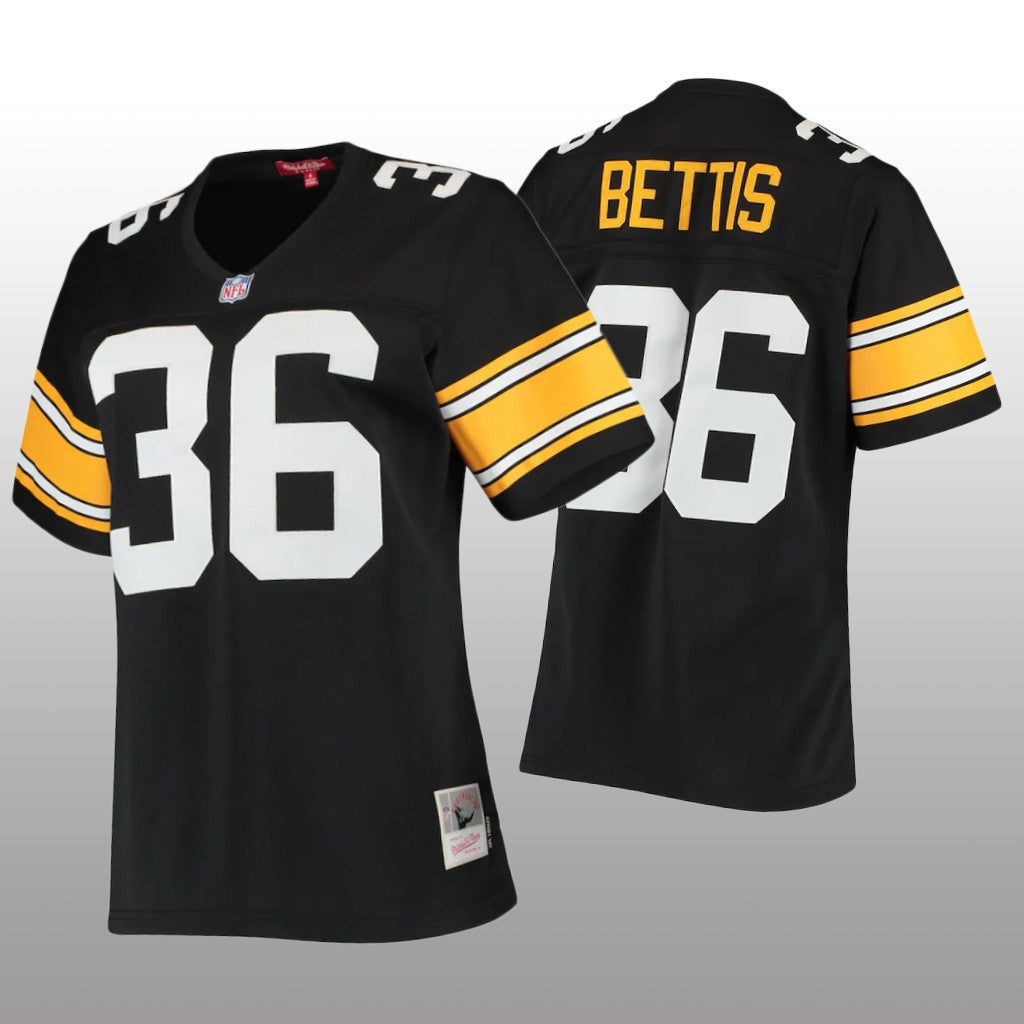 Pittsburgh Steelers Jerome Bettis Black Jersey 1996 Legacy Women's