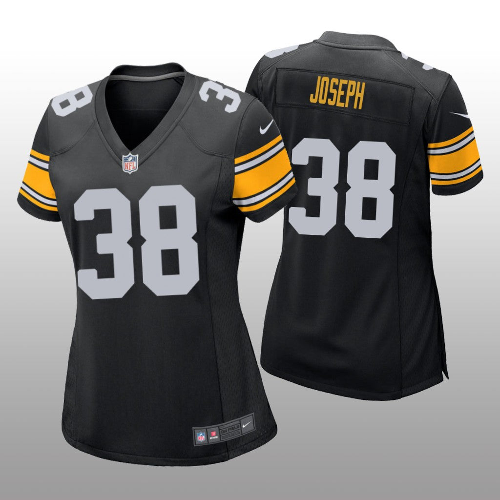 Pittsburgh Steelers Karl Joseph Black Jersey Game Women's